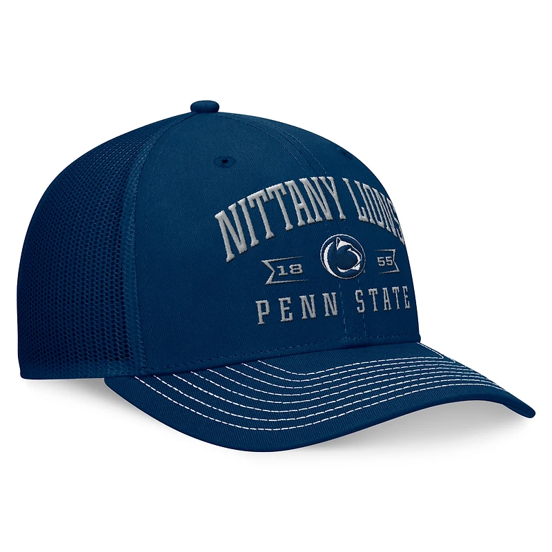 Casquette réglable Top of the World Navy Penn State Nittany Lions Carson Trucker pour hommes