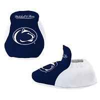 Ensemble de 3 bodys, bavoirs et chaussons pour nouveau-né bébé Mitchell & Ness White Penn State Nittany Lions
