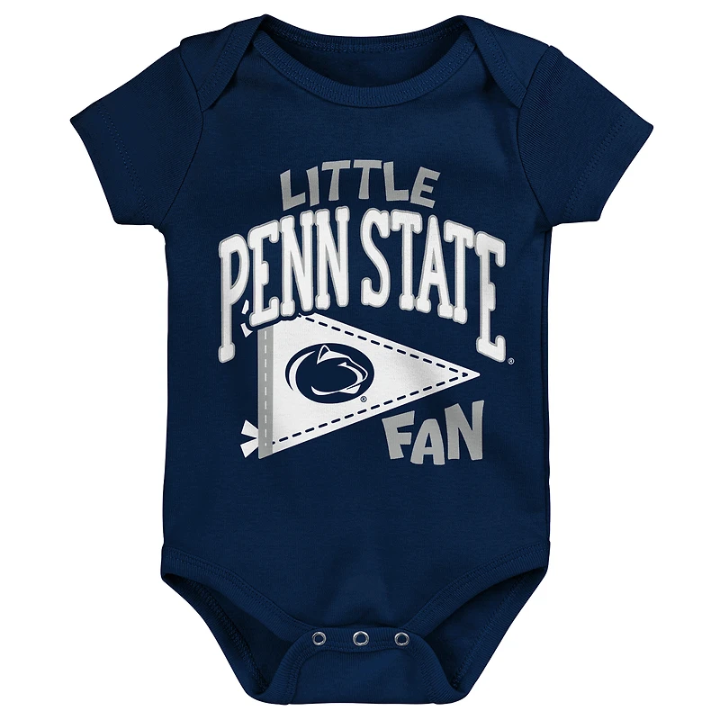 Newborn Outerstuff Navy Penn State Nittany Lions Little Banner Bodysuit