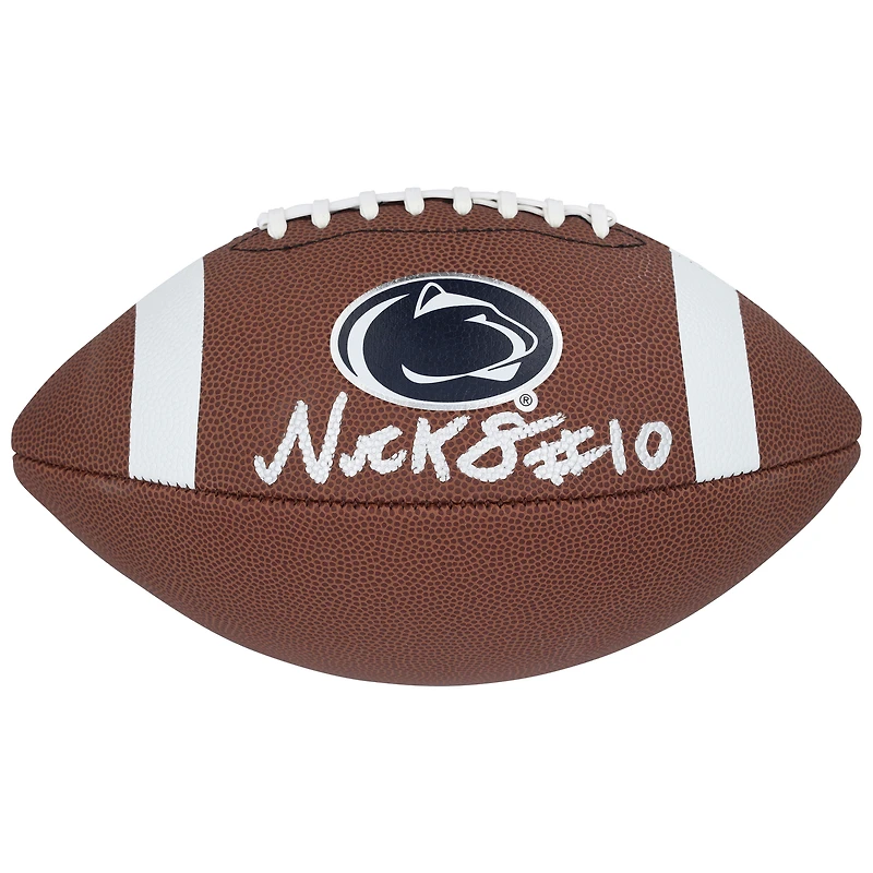 Nick Singleton Penn State Nittany Lions Autographed Nike Replica Football