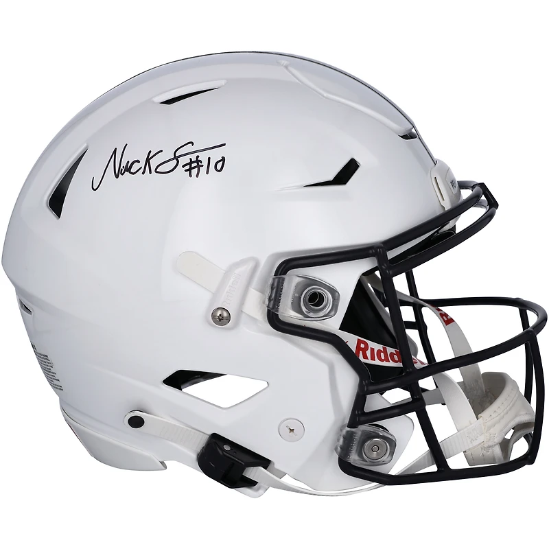 Casque authentique Riddell Speed ​​Flex autographié par Nick Singleton Penn State Nittany Lions