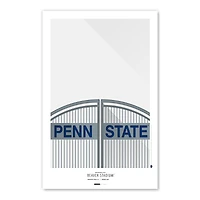 Penn State Nittany Lions 11" x 17" Minimalist Stadium Poster Print