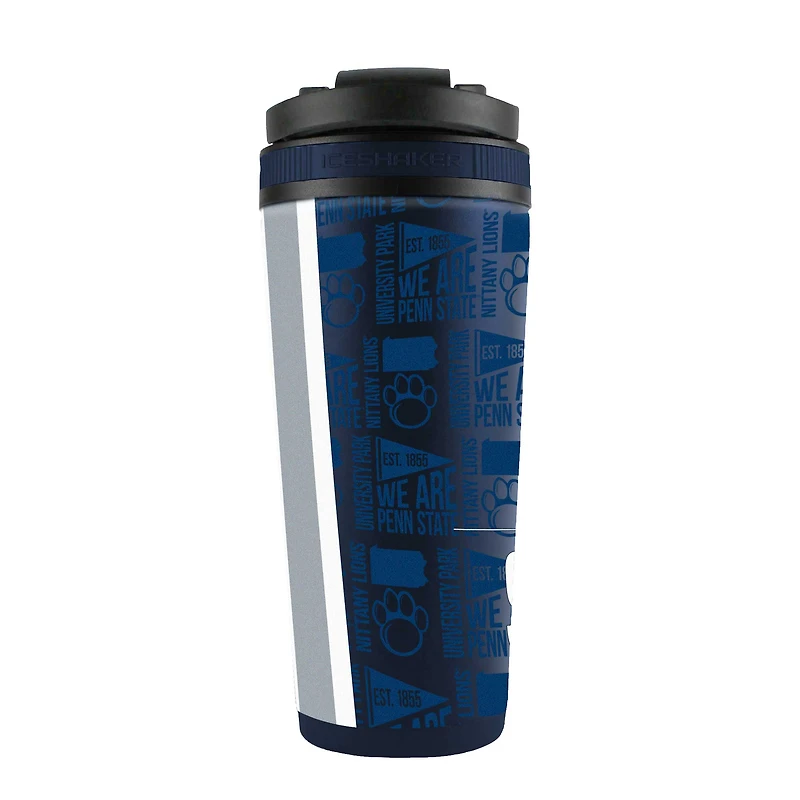 Bouteille shaker en acier inoxydable Penn State Nittany Lions de 26 oz. 4D