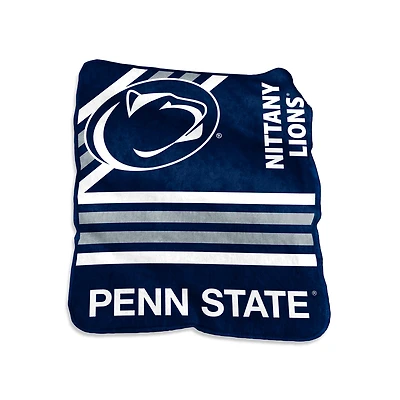 Couverture polaire en peluche Penn State Nittany Lions 50'' x 60'' avec logo Raschel