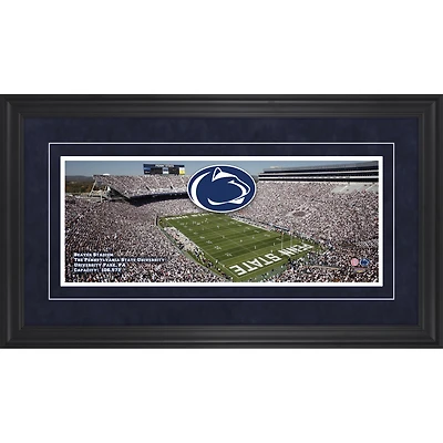 Photo panoramique encadrée du match des Penn State Nittany Lions au Beaver Stadium