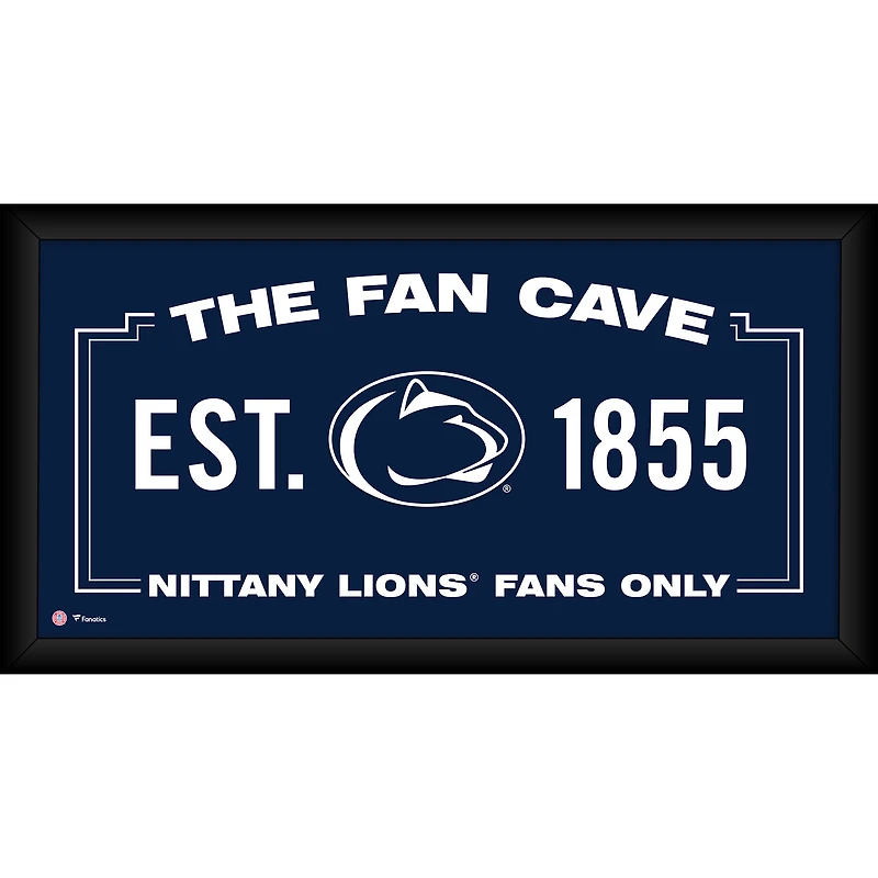 Penn State Nittany Lions Framed 10" x 20" Fan Cave Collage