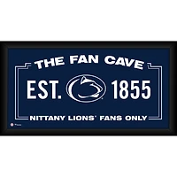 Penn State Nittany Lions Framed 10" x 20" Fan Cave Collage