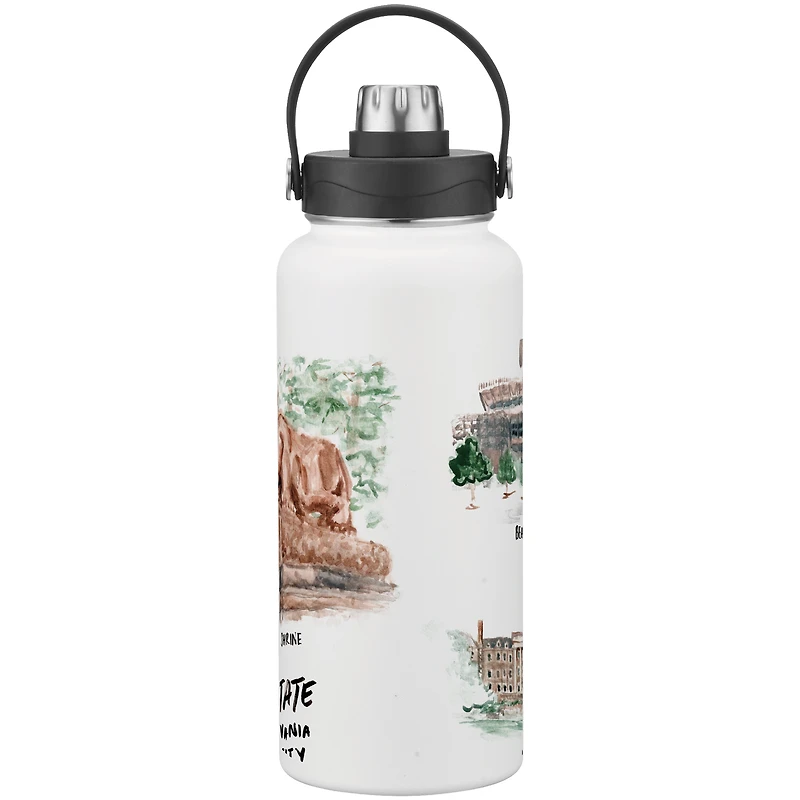 Penn State Nittany Lions Laura Wilcox Watercolors 34oz. Water Bottle