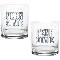 Penn State Nittany Lions Two Pack 14oz. Vault Sketch Rocks Glass Set
