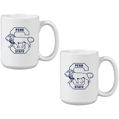 Penn State Nittany Lions Two Pack 15oz. Vault Sketch Ceramic Mug Set