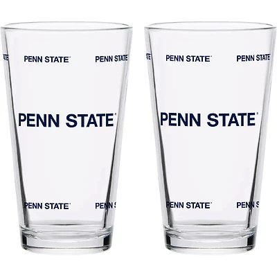 Penn State Nittany Lions Two-Pack Knockout 16oz. Pint Glass Set