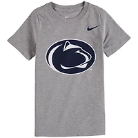 Preschool Nike Heathered Gray Penn State Nittany Lions Logo Performance T-Shirt