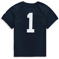 Maillot de football réplique l'équipe Nike Penn State Nittany Lions #1 bleu marine pour enfants d'âge préscolaire