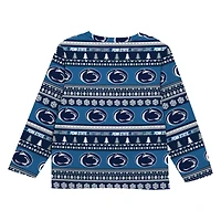 Ensemble pyjama pull moche bleu marine Penn State Nittany Lions pour enfants d'âge préscolaire Outerstuff