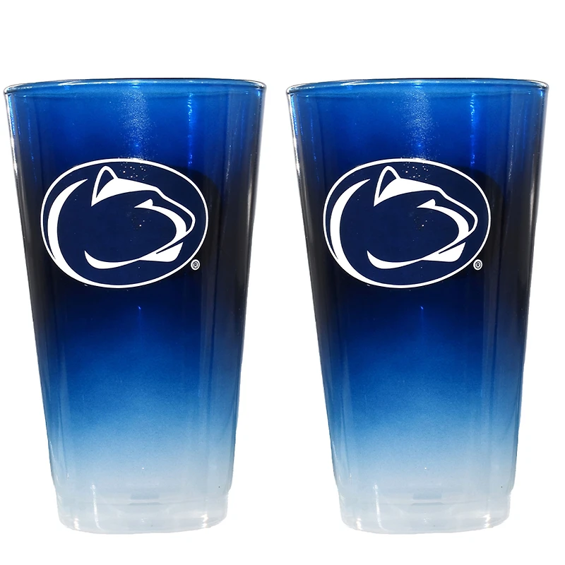 Ensemble de deux verres à bière ombrés Penn State Nittany Lions de 473 ml (16 oz) de The Memory Company