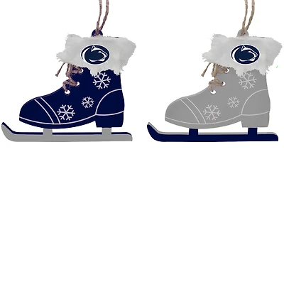 The Memory Company Penn State Nittany Lions Two-Pack Ice Skate Ornament Set
