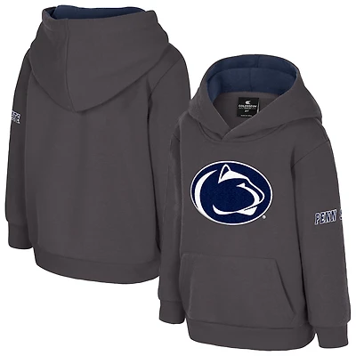Toddler Colosseum Charcoal Penn State Nittany Lions Big Logo Volume Fleece Pullover Hoodie
