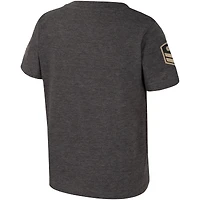 T-shirt du camp d'entraînement d'appréciation militaire Colosseum Charcoal Penn State Nittany Lions OHT pour tout-petits
