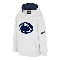 Sweat à capuche en polaire gros logo blanc Colosseum pour tout-petits, Penn State Nittany Lions