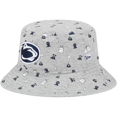 Toddler New Era  Heather Gray Penn State Nittany Lions Critter Bucket Hat