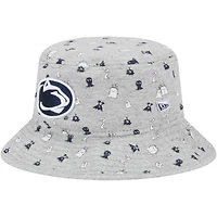 Toddler New Era  Heather Gray Penn State Nittany Lions Critter Bucket Hat