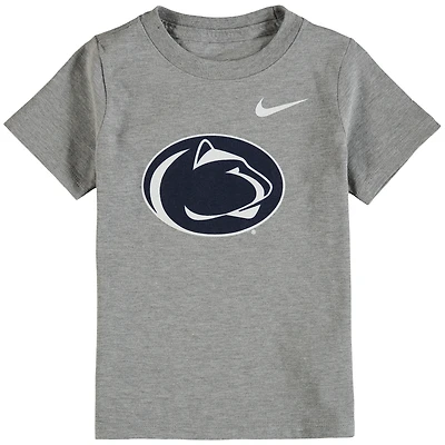 Toddler Nike Heathered Gray Penn State Nittany Lions Logo T-Shirt