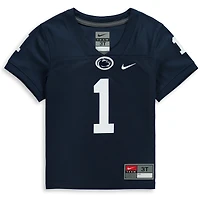 Toddler Nike #1 Navy Penn State Nittany Lions Team Replica Football Jersey