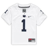 Toddler Nike #1 White Penn State Nittany Lions Untouchable Football Jersey
