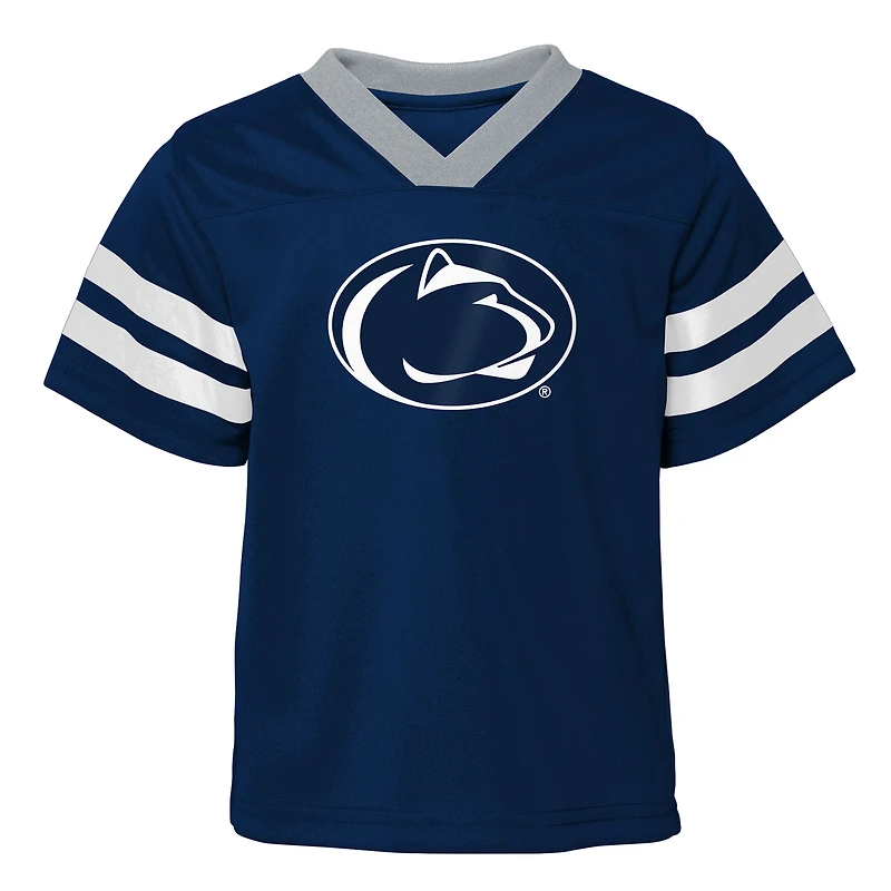 Ensemble haut et pantalon à col en V bleu marine/gris pour tout-petits, Penn State Nittany Lions Red Zone