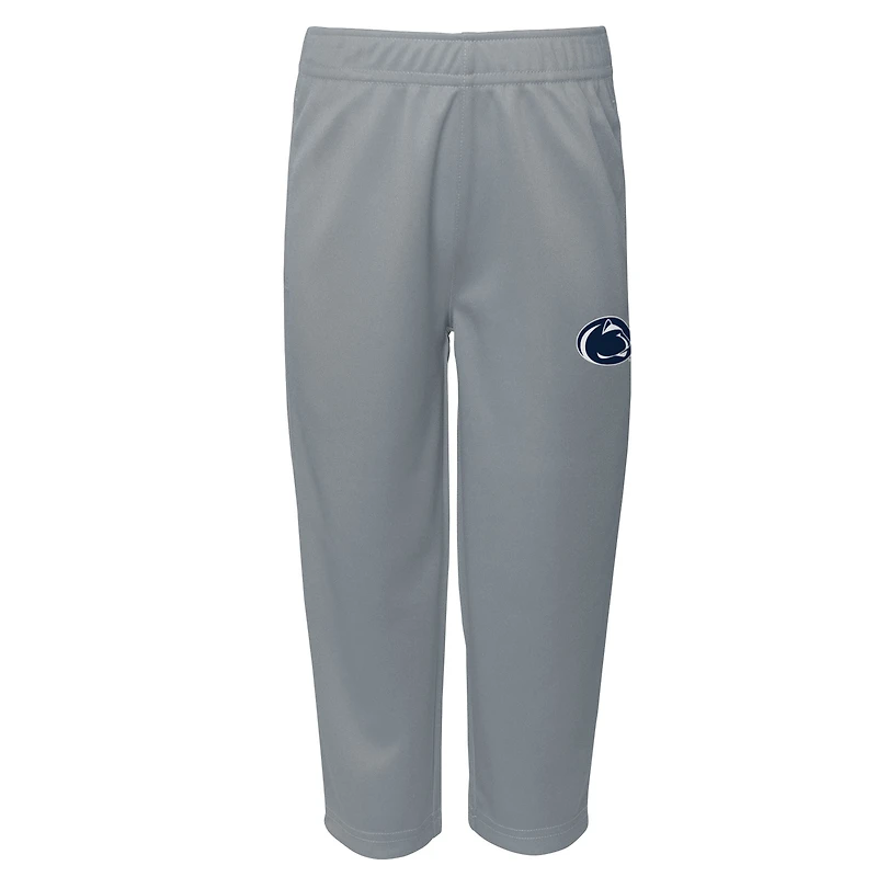 Toddler Outerstuff Navy/Gray Penn State Nittany Lions Red Zone Two-Piece V-Neck Top and Pants Set