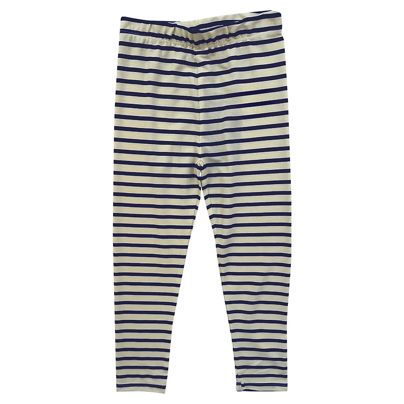 Toddler Wes & Willy  Penn State Nittany Lions Long Sleeve Top and Striped Tri-Blend Leggings Set