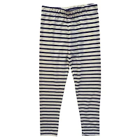 Toddler Wes & Willy  Penn State Nittany Lions Long Sleeve Top and Striped Tri-Blend Leggings Set