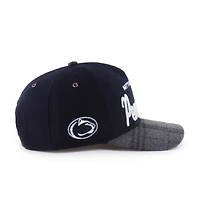 Unisex '47 Navy Penn State Nittany Lions Windowpane Plaid Collection Hitch Adjustable Hat