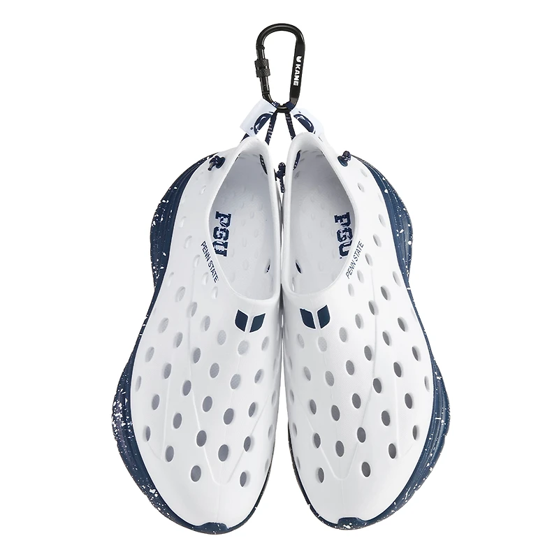 Chaussures unisexes Kane blanches Penn State Nittany Lions Speckle Recovery