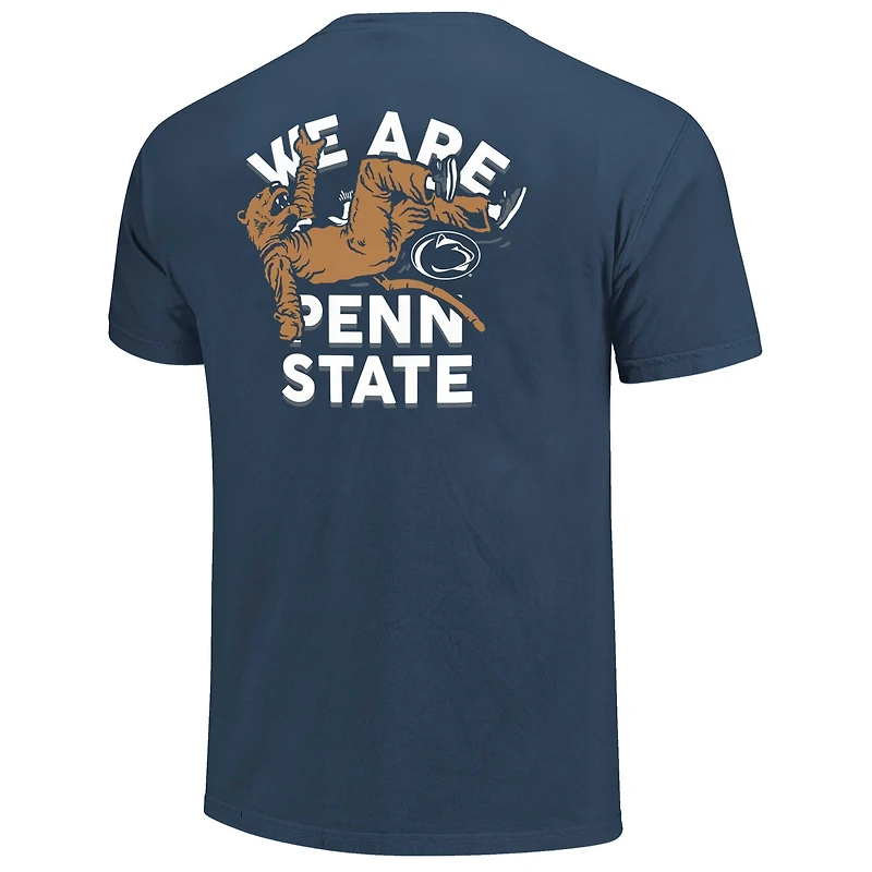 Unisex Navy Penn State Nittany Lions Hyper Local Blanket Toss Mascot T-Shirt