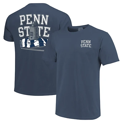 T-shirt unisexe bleu marine Penn State Nittany Lions Hyper Local Cowbell Écharpe Arc