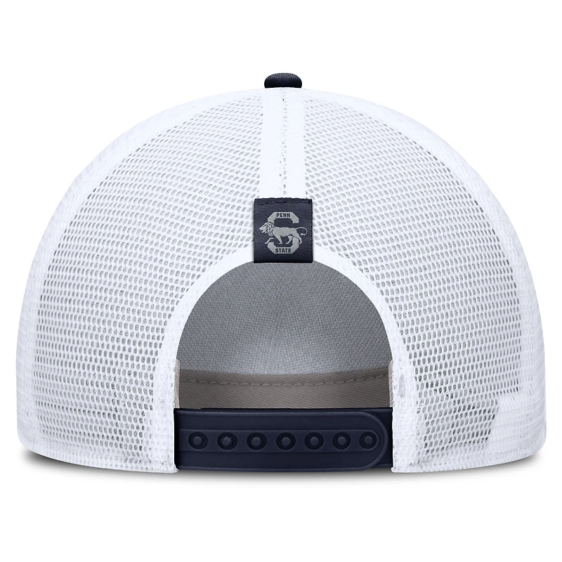 Casquette trucker unisexe Nike grise Penn State Nittany Lions 2026 Basketball Refresh 5 panneaux