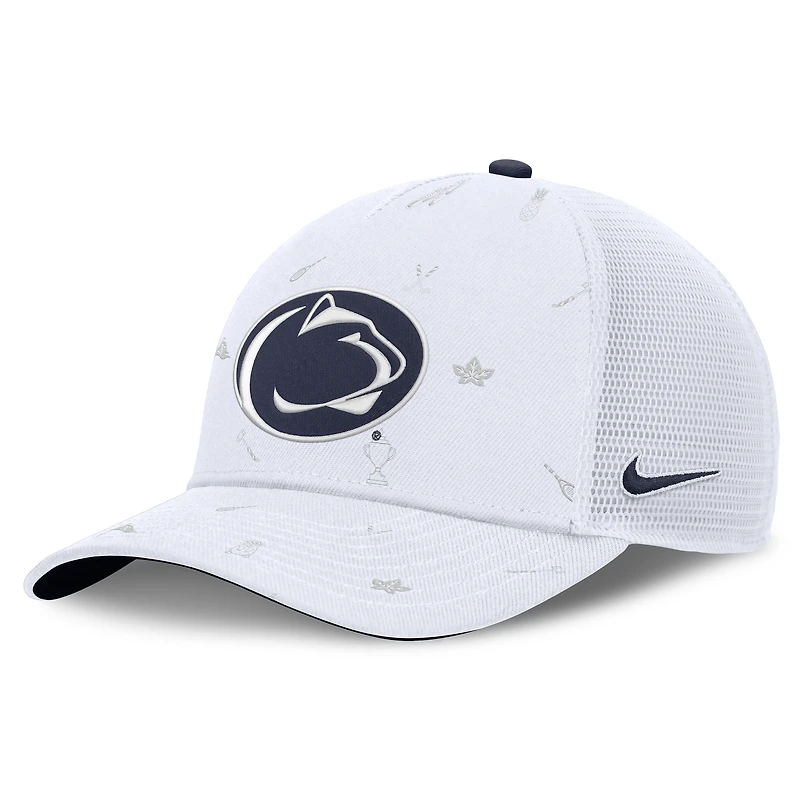 Unisex Nike  White Penn State Nittany Lions Country Club Golfin' Rise Trucker Adjustable Hat