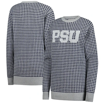Unisex Uscape Apparel Gray Penn State Nittany Lions Renew Knit Vintage Houndstooth Sweater