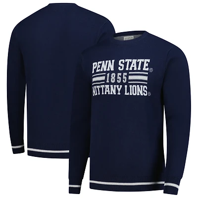 Pull unisexe Uscape Apparel bleu marine Penn State Nittany Lions Renew Knit vintage rétro
