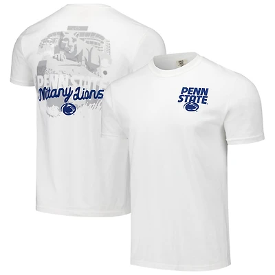 T-shirt unisexe blanc Penn State Nittany Lions Hyper Local Gameday Statue