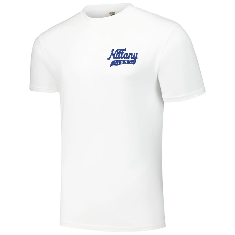 T-shirt unisexe blanc avec casque Penn State Nittany Lions Hyper Local Stadium Gates