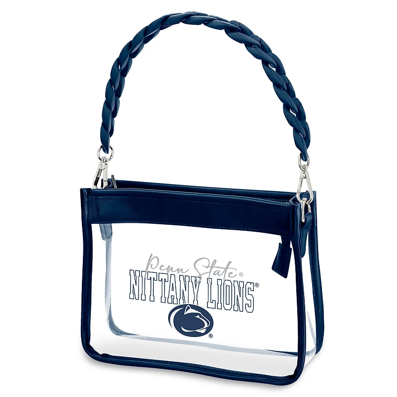 Mini sac bandoulière en plastique à chaîne WEAR by Erin Andrews des Penn State Nittany Lions