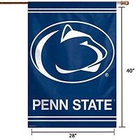 WinCraft Penn State Nittany Lions 28" x 40" Primary Logo Navy Single-Sided Vertical Banner
