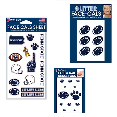 Ensemble de tatouages ​​sans eau WinCraft Penn State Nittany Lions 4" x 7"
