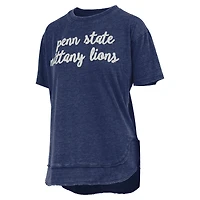 T-shirt poncho bleu marine Penn State Nittany Lions pour femme