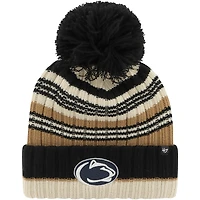 Bonnet en tricot à revers Barista '47 kaki Penn State Nittany Lions pour femmes avec pompon