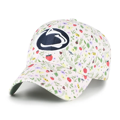 Casquette ajustable Penn State Nittany Lions Posey Clean Up rose clair pour femme, modèle 47