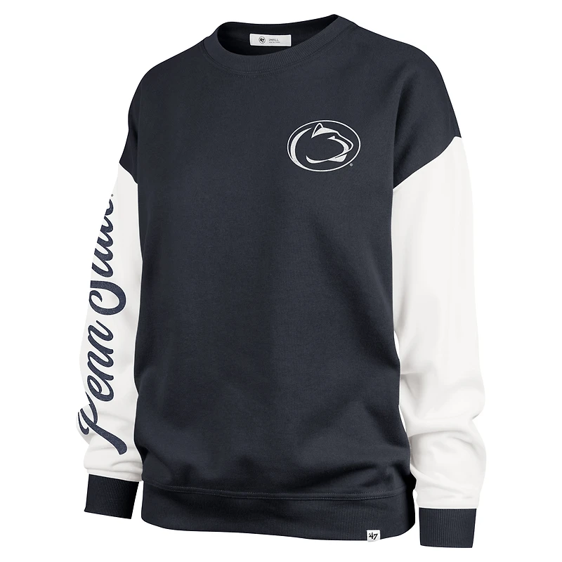 Sweat-shirt à enfiler Rise Andie pour femme, bleu marine, Penn State Nittany Lions Double Header, 47