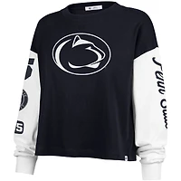 Women's '47 Navy Penn State Nittany Lions Sydney Long Sleeve T-Shirt